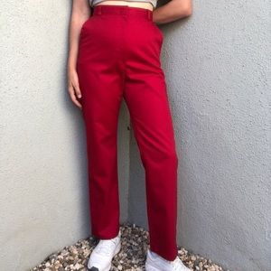 (SOLD) red wrangler trouser